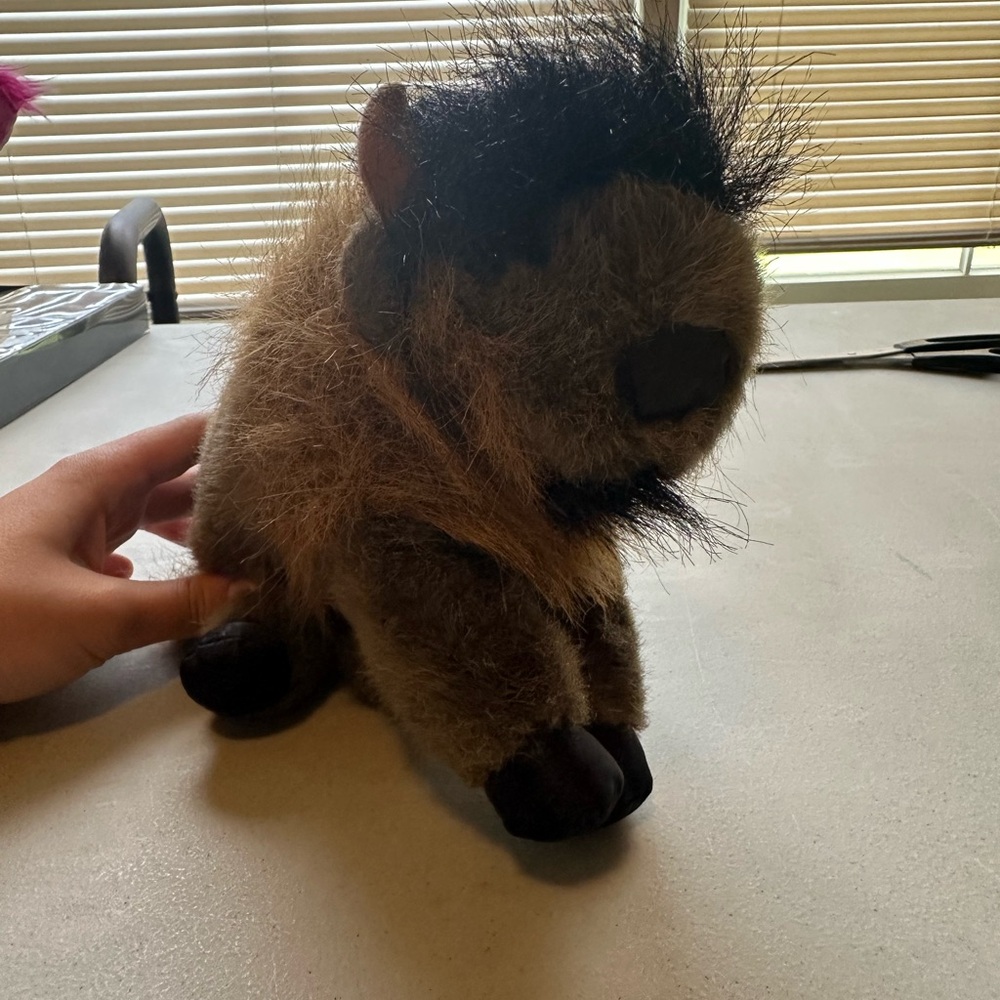 Jaag Plush Buffalo Toy - Brown and Black